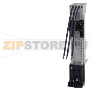 АДАПТЕР S00/0, 32A, FOR 60MM BUSBAR SYSTEM, 45X260MM LONG SPECIAL CABLES WELDED ON AWG 10, 167 MM LONG SPACER INCLUDED MOUNTING RAIL SCREWED ON Siemens 8US1251-5NT11 