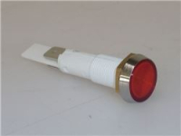 INDICATORE LUMINOSO 24V ROSSO CROMATO
