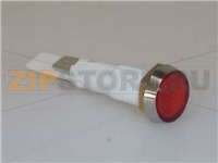 INDICATORE LUMINOSO 24V ROSSO CROMATO