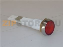 INDICATORE LUMINOSO 24V ROSSO CROMATO 
