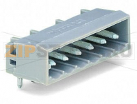 MCS MIDI Classic Вилка THT; 1.0 x 1.0 mm solder pin; угловые; Шаг контактов 5 мм; 13-пол.; серые Wago 231-443/001-000