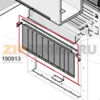 Curtain for ecorinse SE-620X27 Comenda AC2