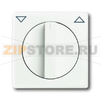 Плата центральная с поворотной ручкой, белая ABB 2CKA001710A3872