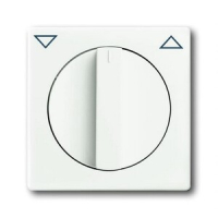 Плата центральная с поворотной ручкой, белая ABB 2CKA001710A3872