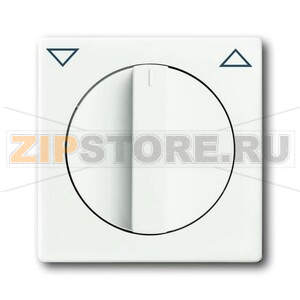 Плата центральная с поворотной ручкой, белая ABB 2CKA001710A3872 