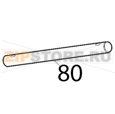 Perno movimento vela Sirman Topaz 250 Perno movimento vela Sirman Topaz 250Запчасть на деталировке под номером: 80
