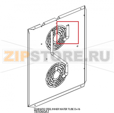Stainless steel inner right water Tube D=16 Unox XVC 704 Stainless steel inner right water Tube D=16 Unox XVC 704Запчасть на деталировке под номером: 49Название запчасти на английском языке: Stainless steel inner right water Tube D=16 Unox XVC 704