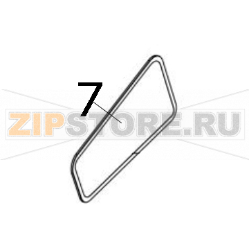 Media window TSC MB340 Media window TSC MB340Запчасть на деталировке под номером: 7