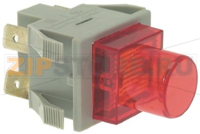 INTERRUTTORE BIPOLARE ROSSO 