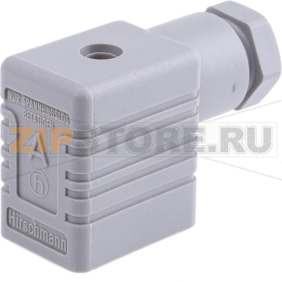 Разъем соленоидный 250 В/AC/DC, DIN 43650 B, 2P+E Hirschmann 932987106 