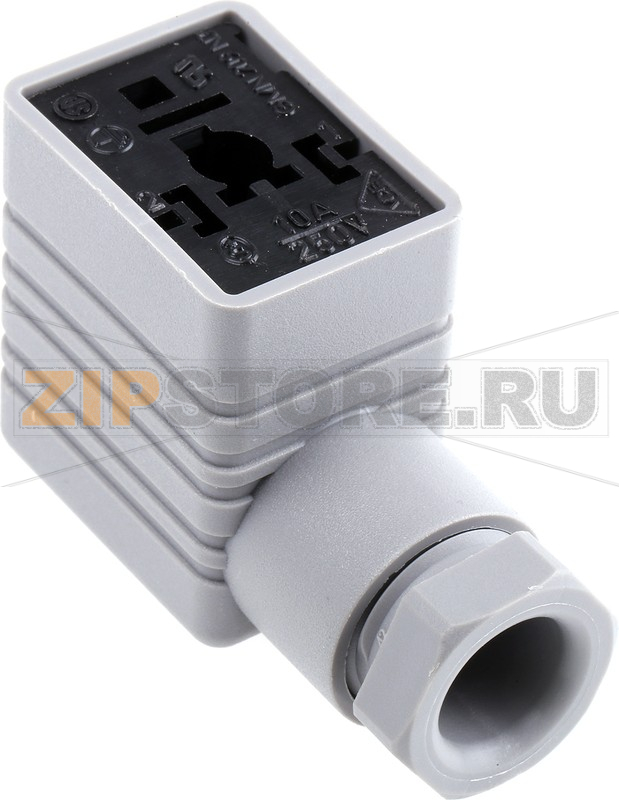 Разъем соленоидный 250 В/AC/DC, DIN 43650 B, 2P+E Hirschmann 932987106 