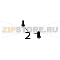 Screw, TP3x10, MOQ 50 pcs TSC DA200 Screw, TP3x10, MOQ 50 pcs TSC DA200Запчасть на деталировке под номером: 2