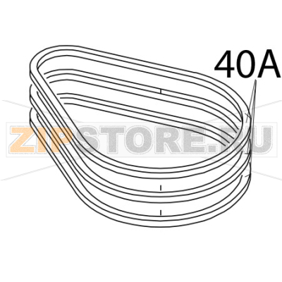 Standard v-belt SPZ 1060 60Hz Bear Varimixer AR80 VL-1S Standard v-belt SPZ 1060 60Hz Bear Varimixer AR80 VL-1SЗапчасть на деталировке под номером: 40A