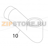 Extractor elbow 1003018 Fagor AD-48 DD