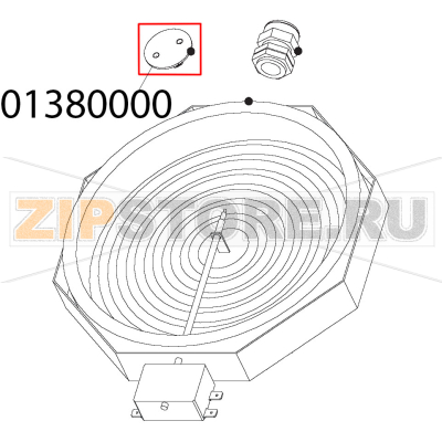 Tappo accesso fissaggio Tecnoinox PCC8E9 Tappo accesso fissaggio Tecnoinox PCC8E9Запчасть на деталировке под номером: 01380000