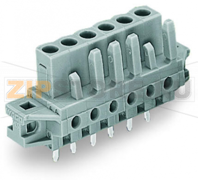 MCS MIDI Classic Розетка под пайку THT; 0.6 x 1.0 mm solder pin; прямые; зажимное кольцо; Шаг контактов 5 мм; 11-пол.; серые Wago 232-141/031-000 Встроенные тестовые порты для тестовых штекеров O 2 ммДля соединений "провод-провод" и "плата-провод"Выходы под печатные платы с защитой от касанияЛегко идентифицируемые входы и выходы печатной платыВозможны варианты кодировки...
