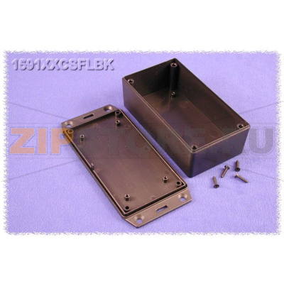 Корпус 121x66x41 мм, материал: пластик, черный, 1 шт Hammond 1591XXCSFLBK 
