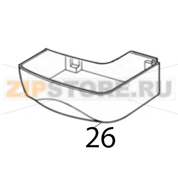 Drip tray Ugolini MT 1 Drip tray Ugolini MT 1Запчасть на деталировке под номером: 26