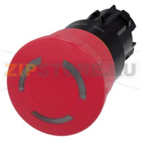 EMERGENCY STOP MUSHR. PUSHB., CAN BE ILLUMINATED, 22MM, КРУГЛ., ПЛАСТИК, КНОПКА КРАСНАЯ, 40MM, ПОДТВЕРЖДЕНИЕ СРАБАТЫВАНИЯ ФИКСАЦИЕЙ (POSITIVE LATCHING), ДЕБЛОКИРОВКА ПОВОРОТОМ, С ГРАВИРОВКОЙ ЛАЗЕРОМ, КАСТОМИЗИРОВАННАЯ МАРКИРОВКА ИЛИ ГРАФИЧЕСКИЕ СИМВОЛЫ В