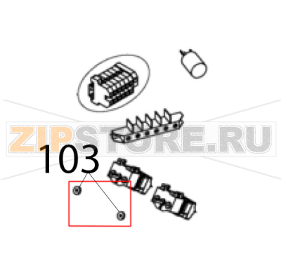 Washer Vortmax SSOC E74 Washer Vortmax SSOC E74Запчасть на деталировке под номером: 103