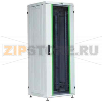 ITK Шкаф сетевой 19" LINEA N 18U 600х600 мм стеклянная передняя дверь серый