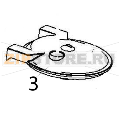 PC Cover Hurakan HKN-CL6 PC Cover Hurakan HKN-CL6Запчасть на деталировке под номером: 3