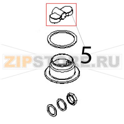 Handle Angelo Po FC1011G Handle Angelo Po FC1011GЗапчасть на деталировке под номером: 5