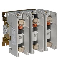 Vacuum Contactor 3TM three-pole rated voltage (Ur) 12kV (BIL 75kV / PFWV 42kV) rated normal current (Ir) 450A rated short-circuit breaking current (Isc), 1s (unfused) 5kA Siemens 3TM3531-.....-....