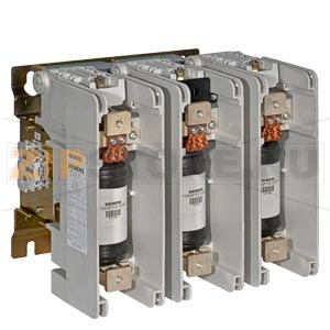Vacuum Contactor 3TM three-pole rated voltage (Ur) 12kV (BIL 75kV / PFWV 42kV) rated normal current (Ir) 450A rated short-circuit breaking current (Isc), 1s (unfused) 5kA Siemens 3TM3531-.....-.... 