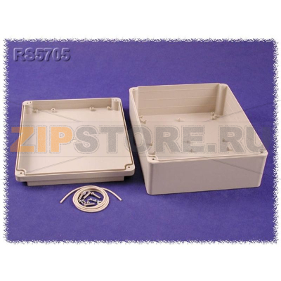 Корпус 250x200x95 мм, материал: пластик, серый, 1 шт Hammond RS5705 