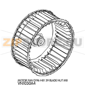 Motor fan D196 H81 39 blade NUT M8 Unox XBC 605 Motor fan D196 H81 39 blade NUT M8 Unox XBC 605Запчасть на деталировке под номером: 99Название запчасти на английском языке: Motor fan D196 H81 39 blade NUT M8 Unox XBC 605
