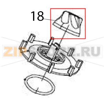 Clear dregs plate Hurakan HKN-ME709 Clear dregs plate Hurakan HKN-ME709Запчасть на деталировке под номером: 18