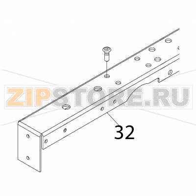 Travesaño Fagor AD-90 DD Travesaño Fagor AD-90 DDЗапчасть на деталировке под номером: 32Название запчасти Fagor на английском языке: Travesaño AD-90 DD.