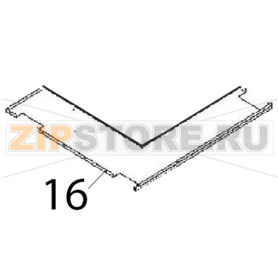 Bottom insulation retainer Angelo Po FM611E1 Bottom insulation retainer Angelo Po FM611E1Запчасть на деталировке под номером: 16
