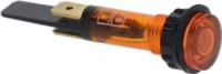 INDICATOR LIGHT ORANGE 13.5MM 230V