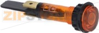 INDICATOR LIGHT ORANGE 13.5MM 230V