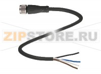 Кабель датчика-исполнительного устройства Female connector V1-G-BK20M-PUR-A Pepperl+Fuchs
