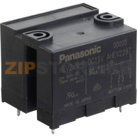 Реле электромагнитное 12 В/DC, 20 А, 1 шт Panasonic HEV2AN-P-DC12V