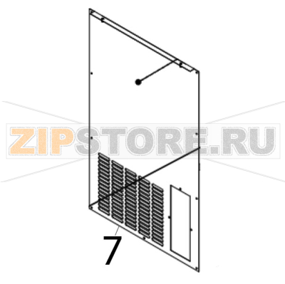 Стенка задняя Abat ЛГ-60/20Г-02 Стенка задняя Abat ЛГ-60/20Г-02Запчасть на деталировке под номером: 7