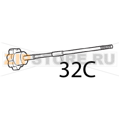Tirante paralama rosso Sirman Agata 250 Tirante paralama rosso Sirman Agata 250Запчасть на деталировке под номером: 32C