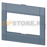 ДЕКОРАТИВНАЯ НАКЛАДКА 76,2 X 45,65 MM (W X H) ПРИНАДЛЕЖНОСТЬ ДЛЯ   3-ПОЛ. 3VA1 100/160 БЕЗ ДОСТУПА К TMTU УЗО, РАСПОЛОЖЕННОГО НА СТОРОНЕ НАГРУЗКИ  RCD520 160 3-ПОЛ. 3VA9113-0RL20 Siemens 3VA9053-0SB10