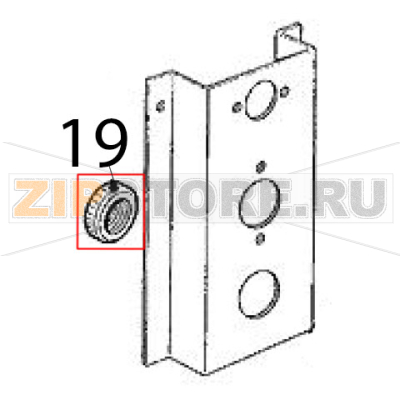 Ghiera in plastica Scotsman B 40 Ghiera in plastica Scotsman B 40Запчасть на деталировке под номером: 19