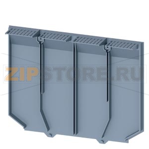 ИЗОЛИРУЮЩАЯ ПЛАСТИНА РАСШИРЕНН. 4-ПОЛ. 1 ШТ. ПРИНАДЛЕЖНОСТЬ ДЛЯ 3VA1 250 Siemens 3VA9211-0WK40 