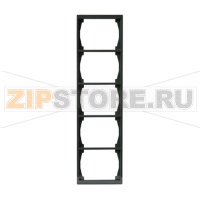 Рамка пятиместная, антрацитовая ABB 2TKA000428G1