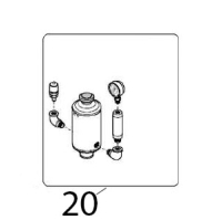 Press. release valve 3/4"", 0.5 B Angelo Po 1A1PI2G