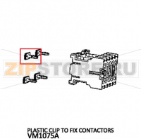 Plastic clip to fix contactors Unox XVC 705E