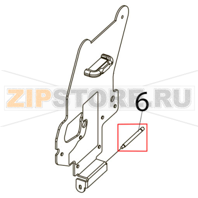 Holder plate shaft Toshiba TEC B-SX4T-GS10-QQ-CCS Holder plate shaft Toshiba TEC B-SX4T-GS10-QQ-CCSЗапчасть на деталировке под номером: 6