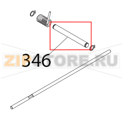 Perno sgancio pettine LX Sirman Anniversario 300 Perno sgancio pettine LX Sirman Anniversario 300Запчасть на деталировке под номером: 346
