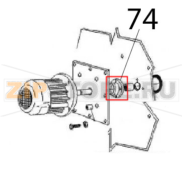 Bushing support Angelo Po FC241G Bushing support Angelo Po FC241GЗапчасть на деталировке под номером: 74