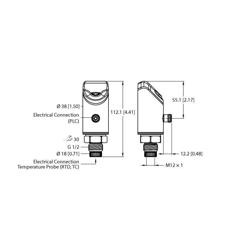 Датчик температуры Turck TS720-LI2UPN8-H1141 